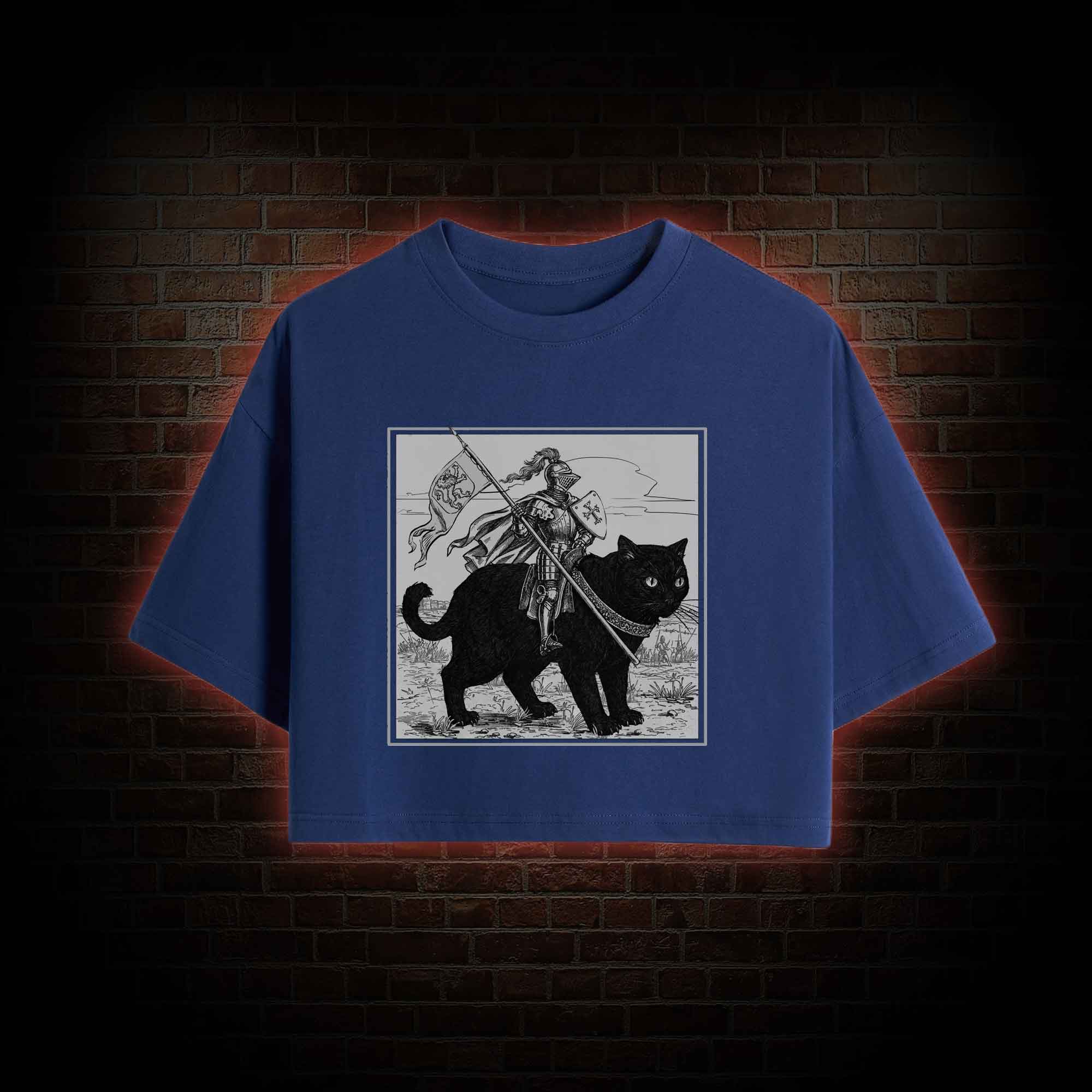 Medieval Knight Crop Top