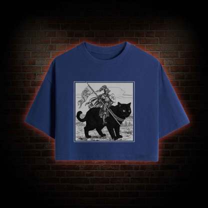 Medieval Knight Crop Top