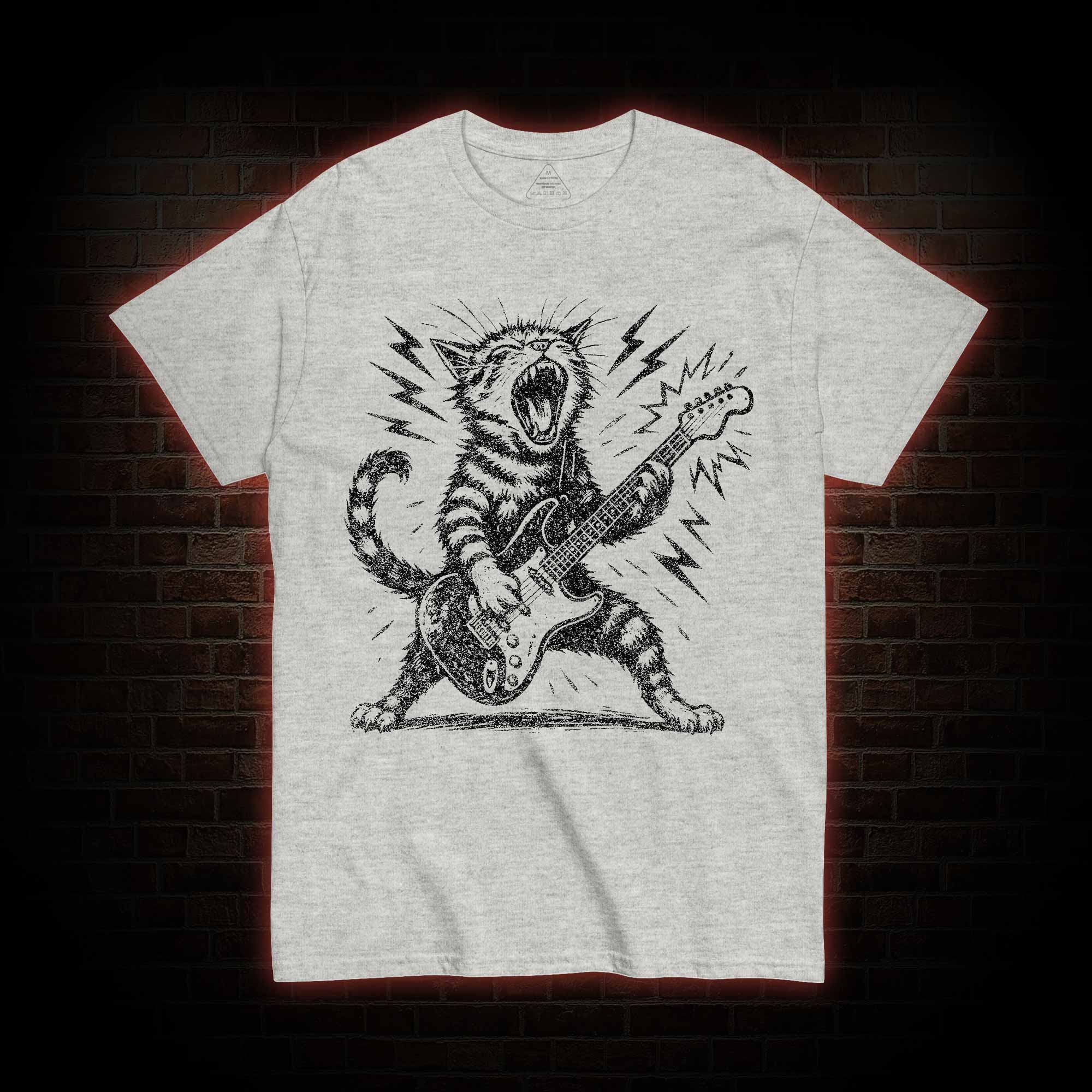Rock and Roll Cat T-shirt