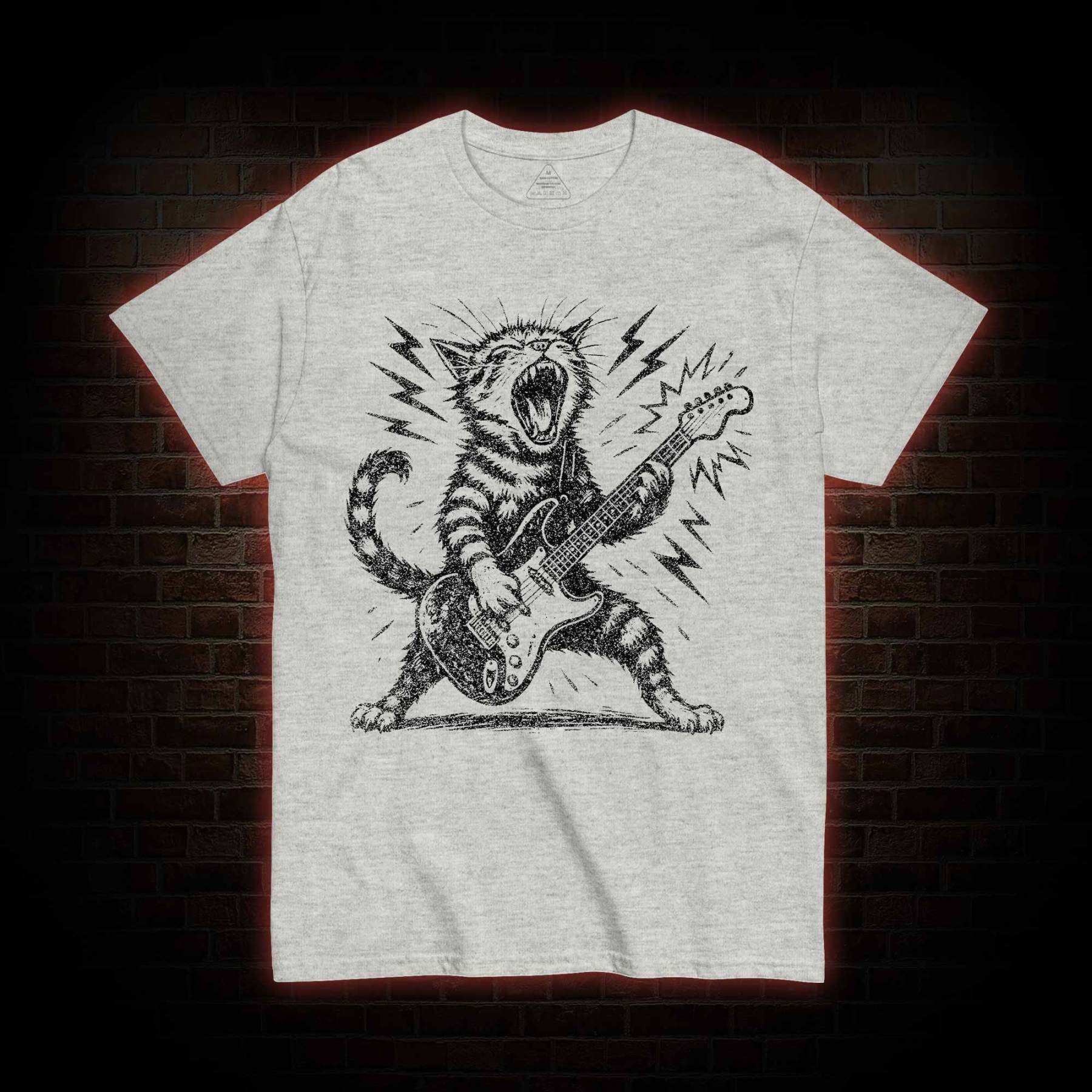 Rock and Roll Cat T-shirt