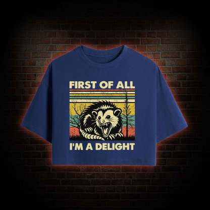 I'm A Delight Crop Top