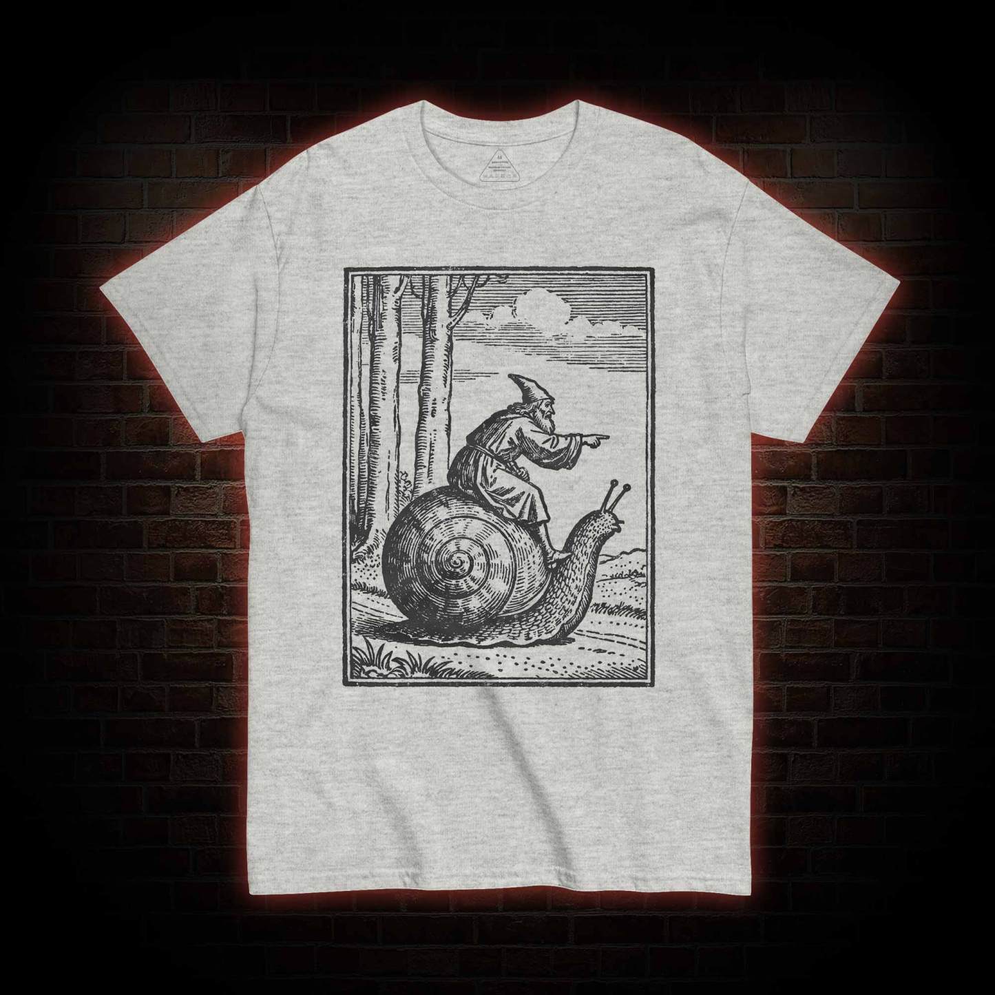Medieval Snail Rider T-shirt