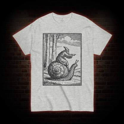 Medieval Snail Rider T-shirt