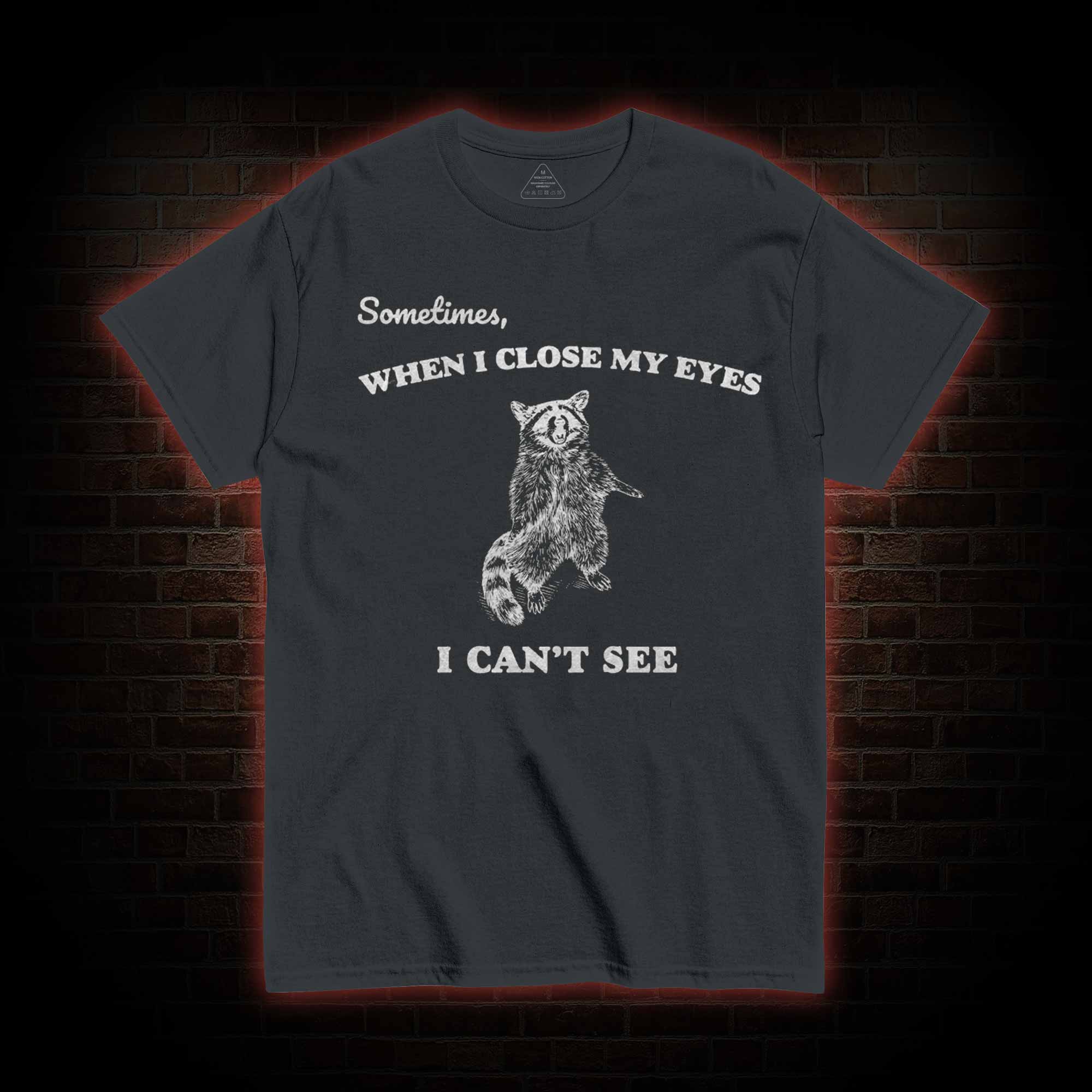 Sometimes When I Close My Eyes I Can't See T-shirt