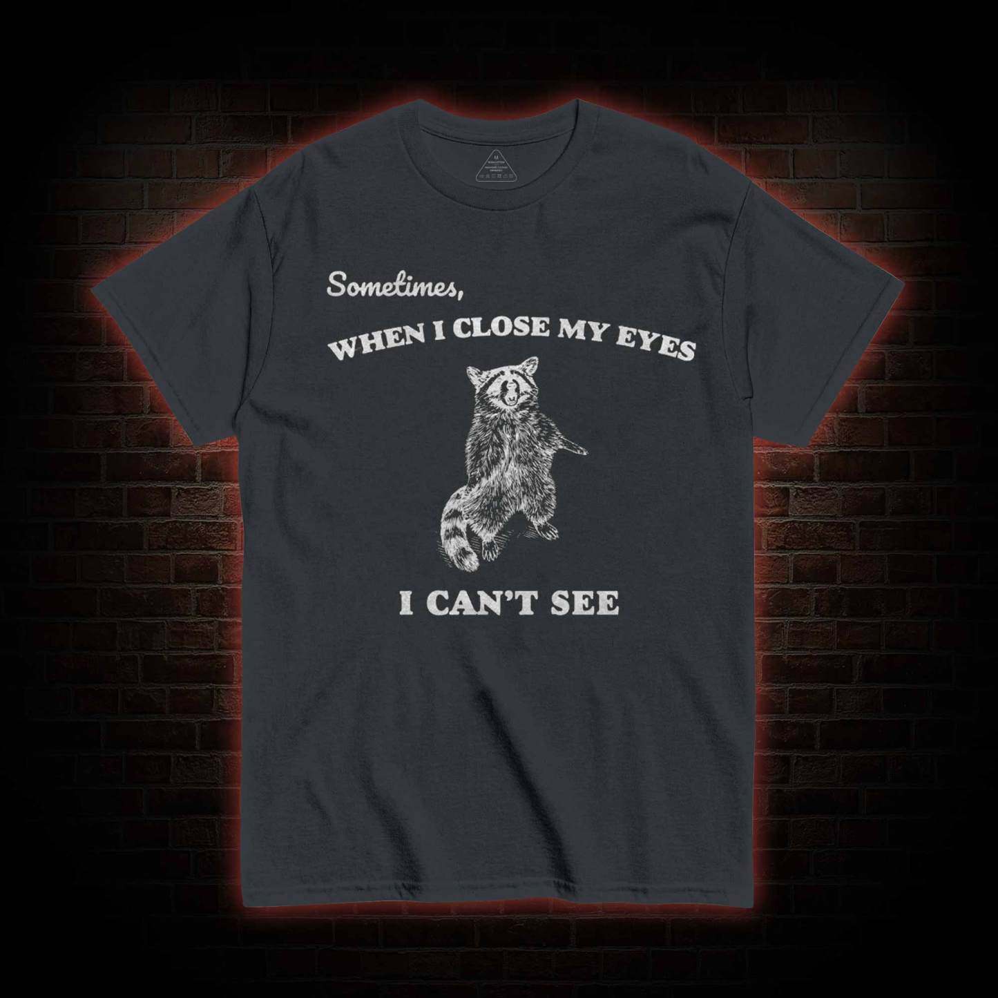 Sometimes When I Close My Eyes I Can't See T-shirt