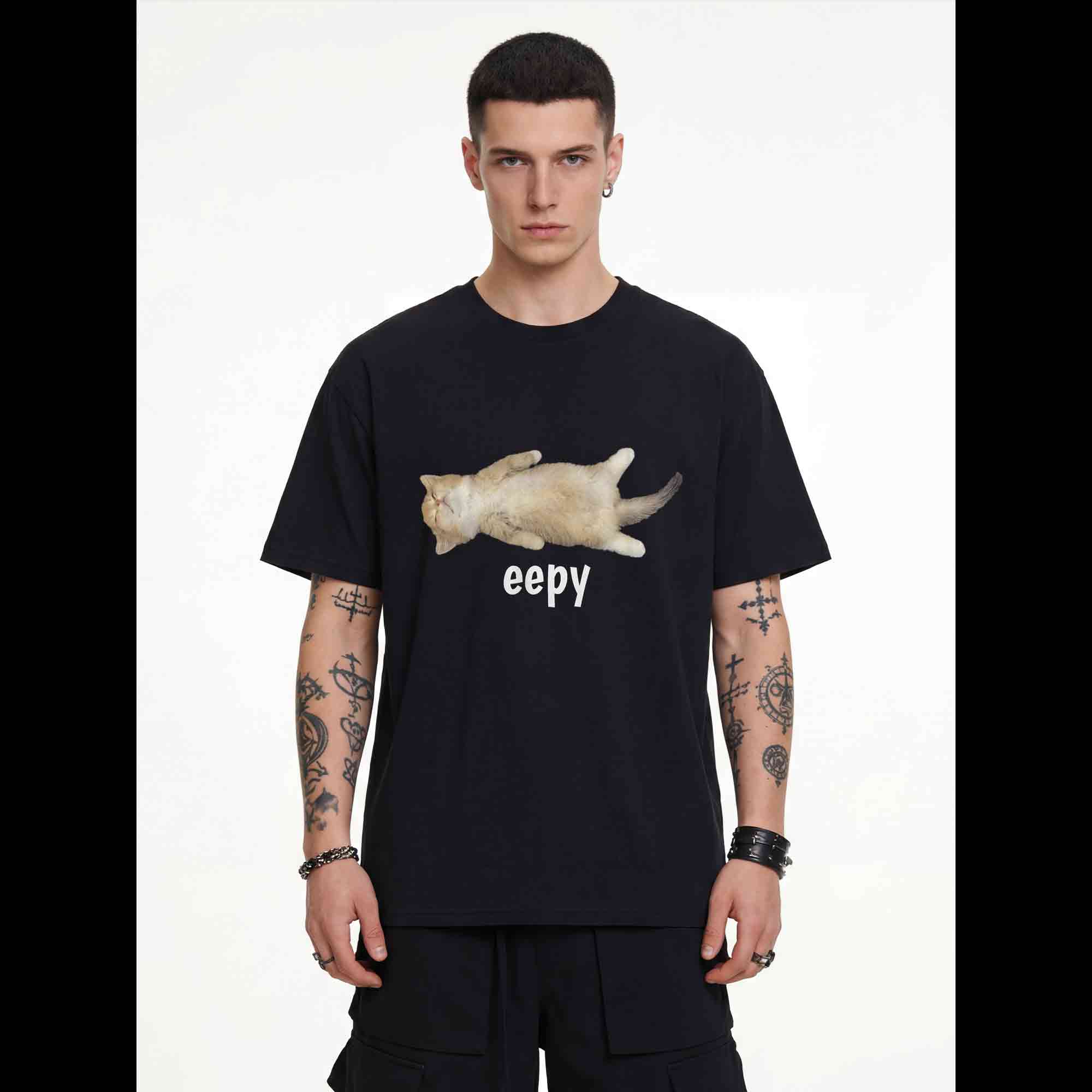 Silly Sleepy Cat T-shirt