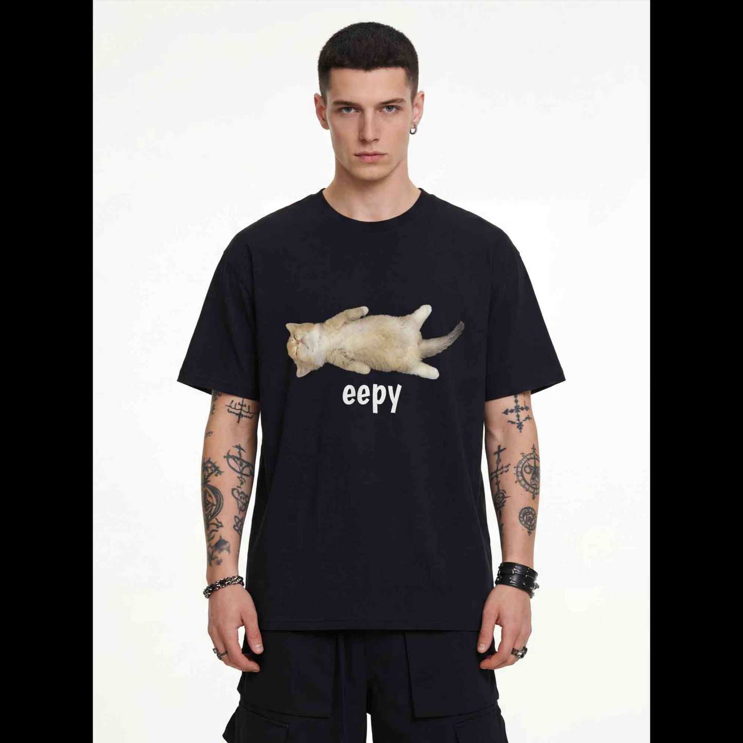 Silly Sleepy Cat T-shirt