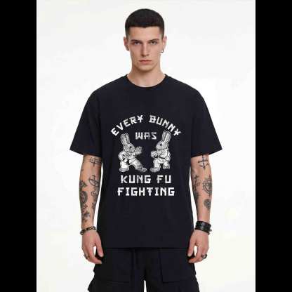 Kung Fu Fighting Bunny T-shirt