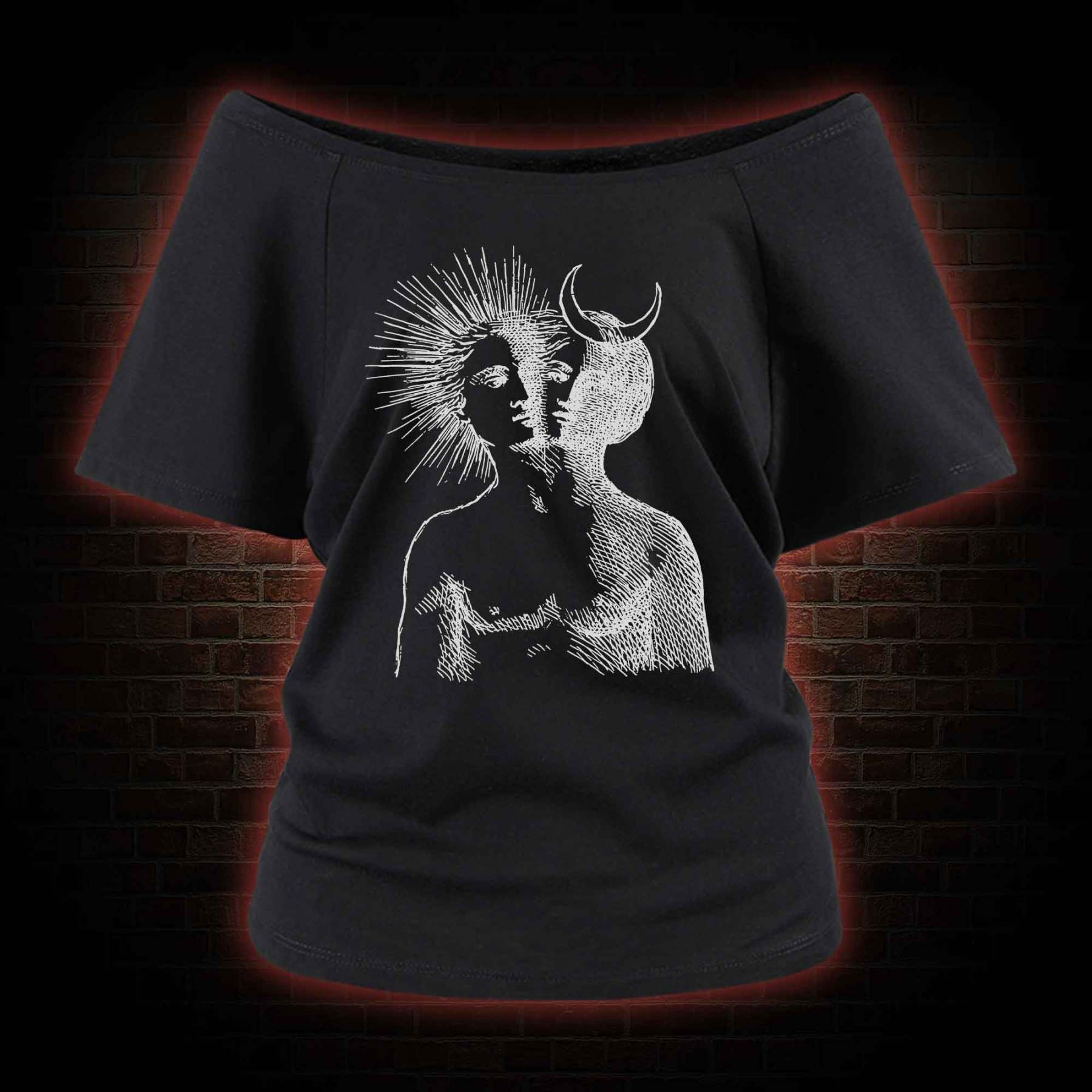 Duality Off Shoulder T-shirts