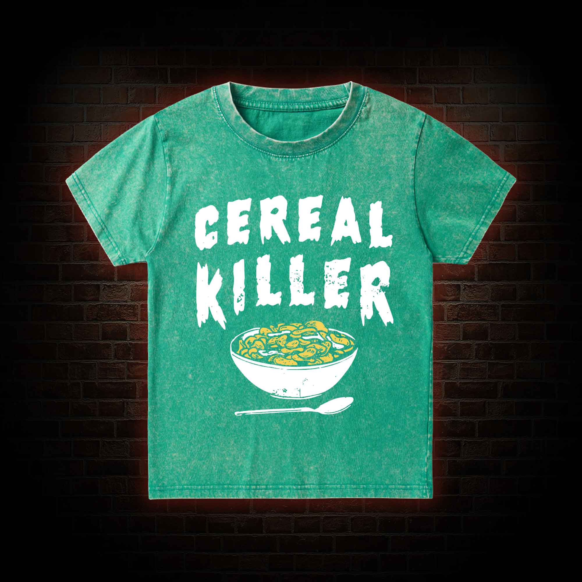 Cereal Killer Kid Washed T-Shirt