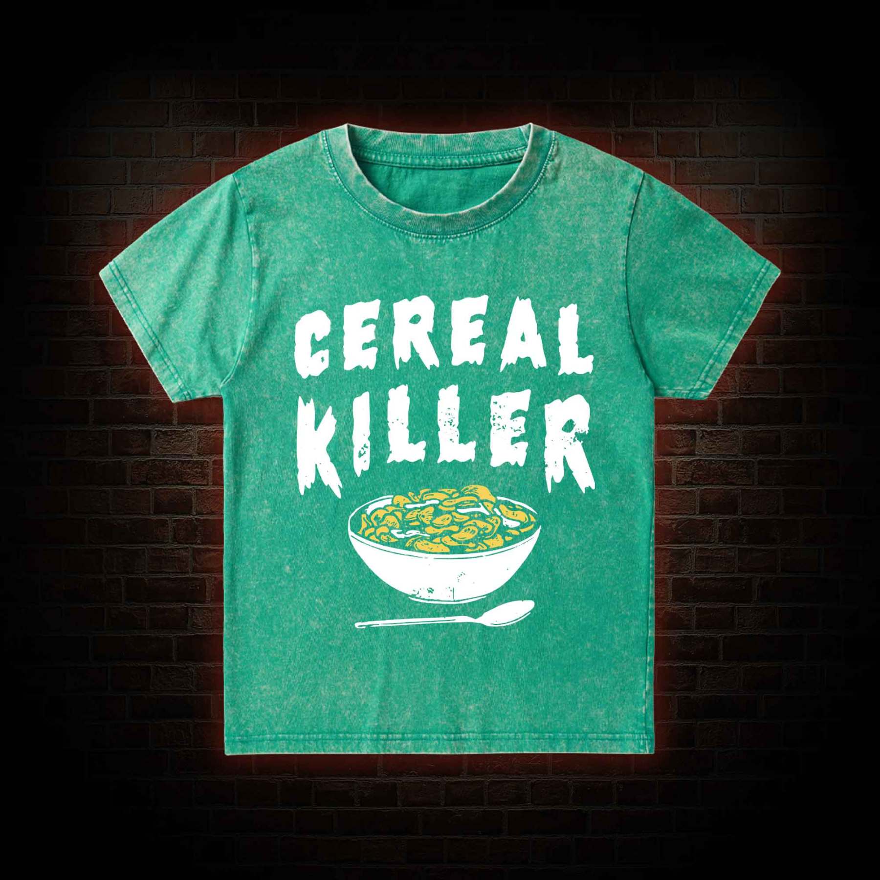 Cereal Killer Kid Washed T-Shirt