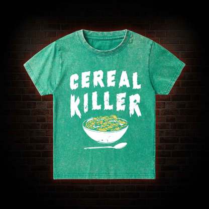Cereal Killer Kid Washed T-Shirt