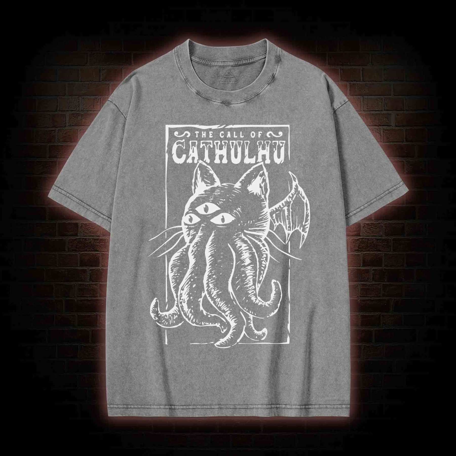 The Call Of Cathulhu Essential Washed T-Shirt
