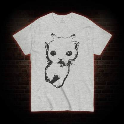 Silly Cat Alien T-shirt