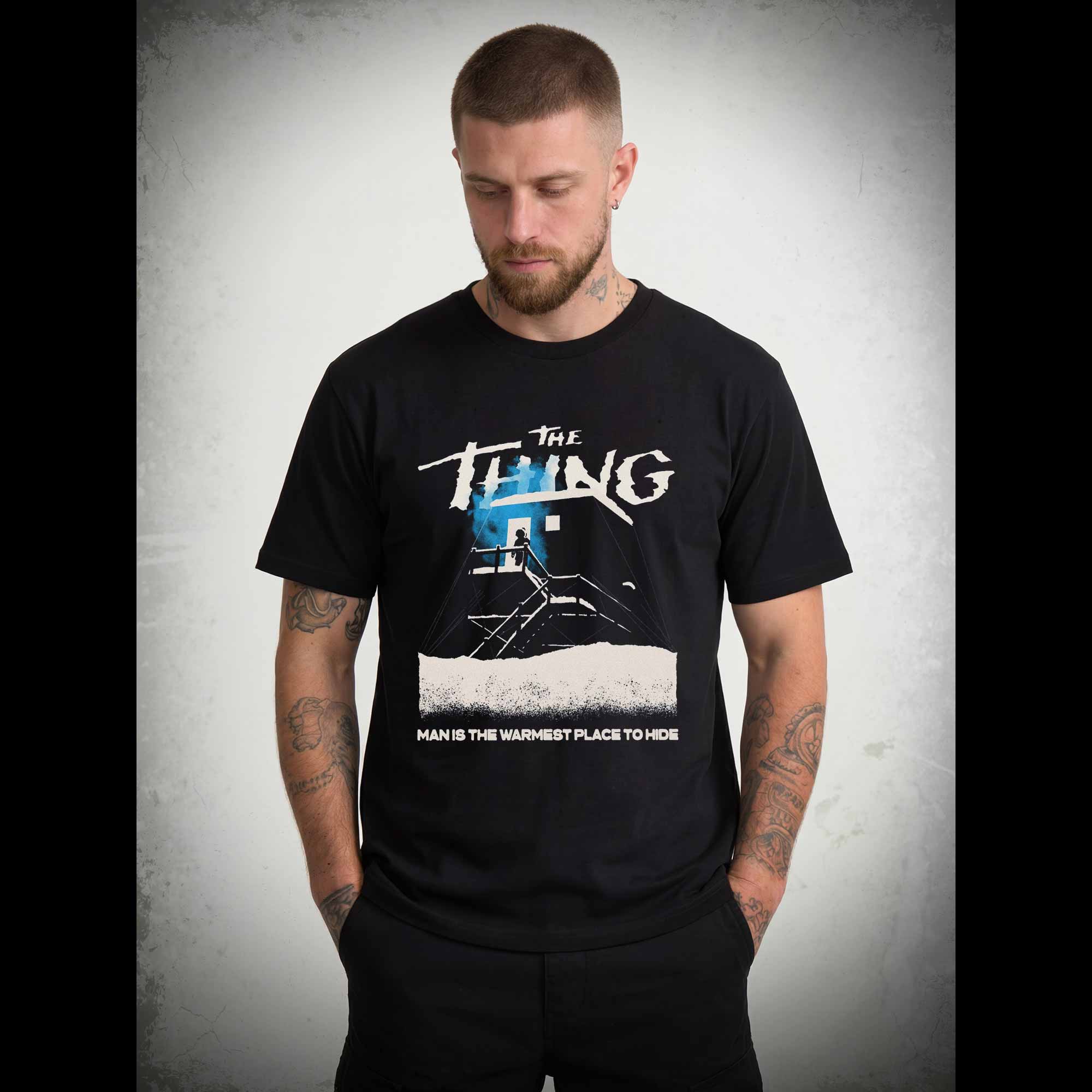 Man is the Warmest Place to Hide T-shirt