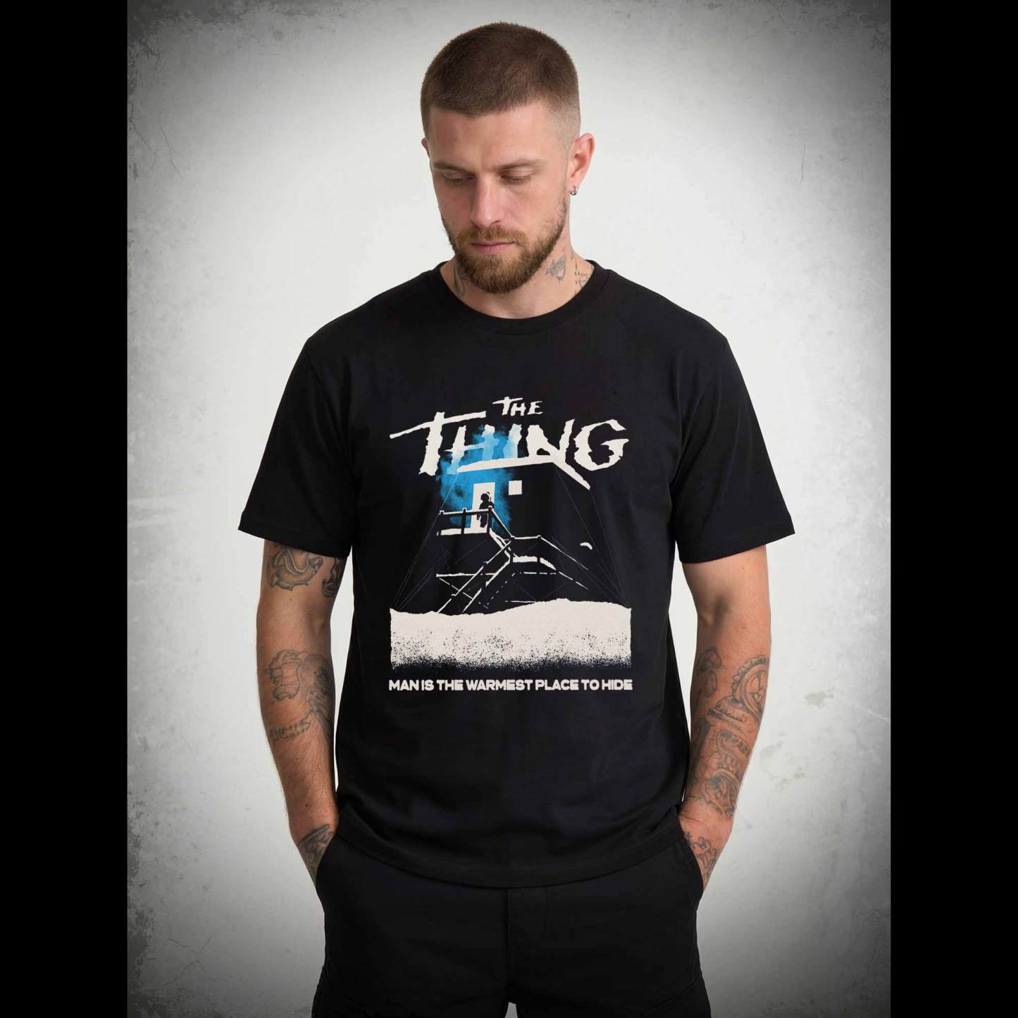 Man is the Warmest Place to Hide T-shirt