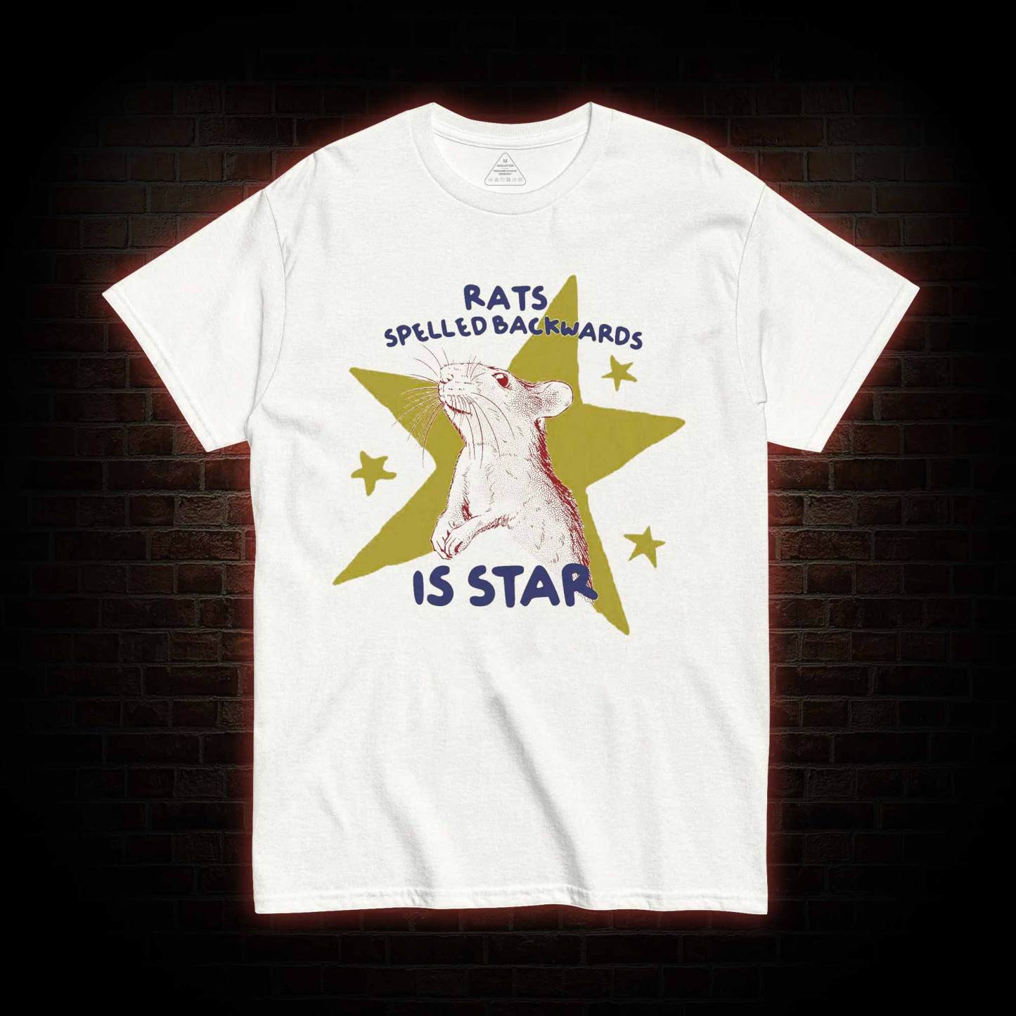 Rats Spelled Backwards is Star T-shirt