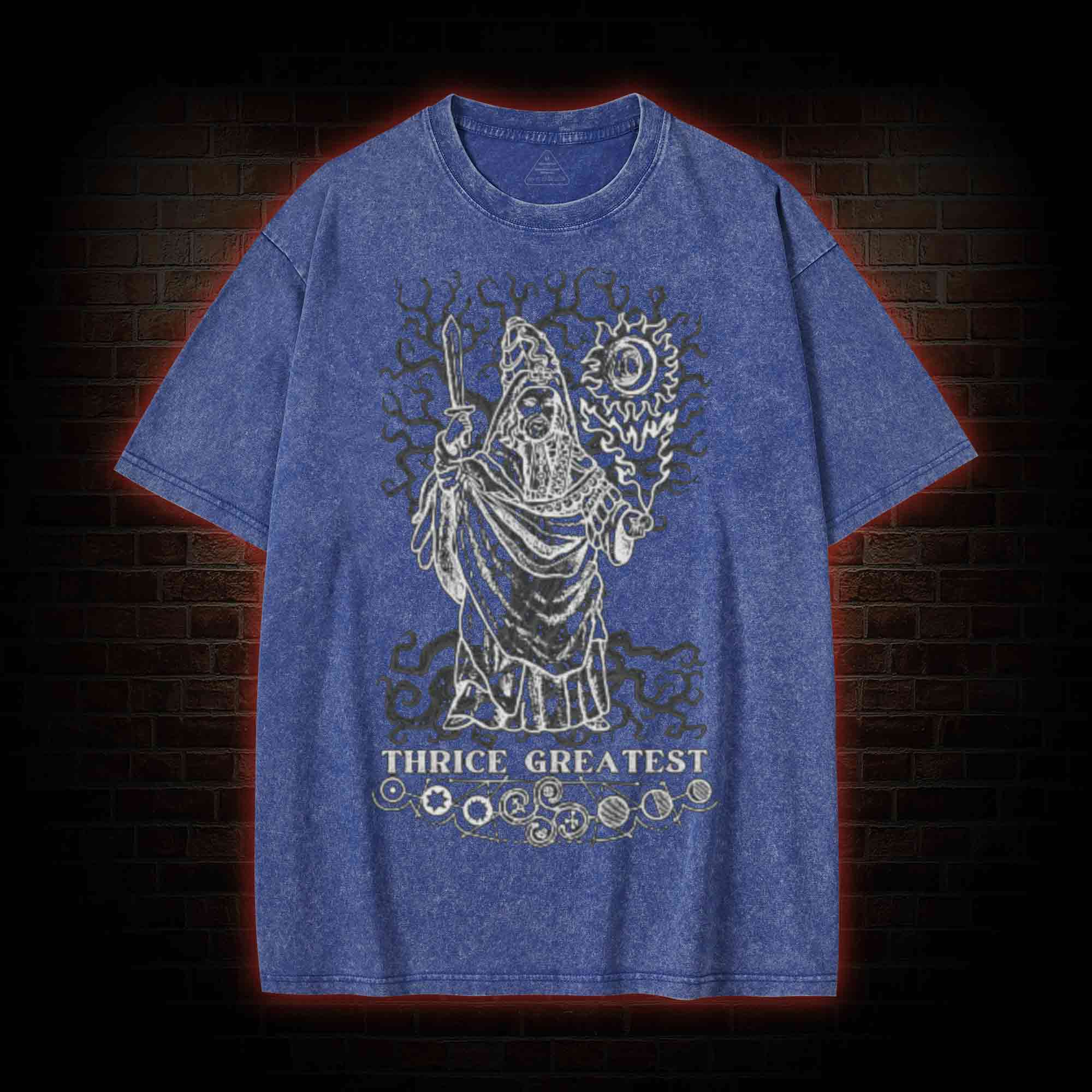Esoteric Hermetic Occult Washed T-shirt