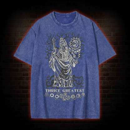 Esoteric Hermetic Occult Washed T-shirt