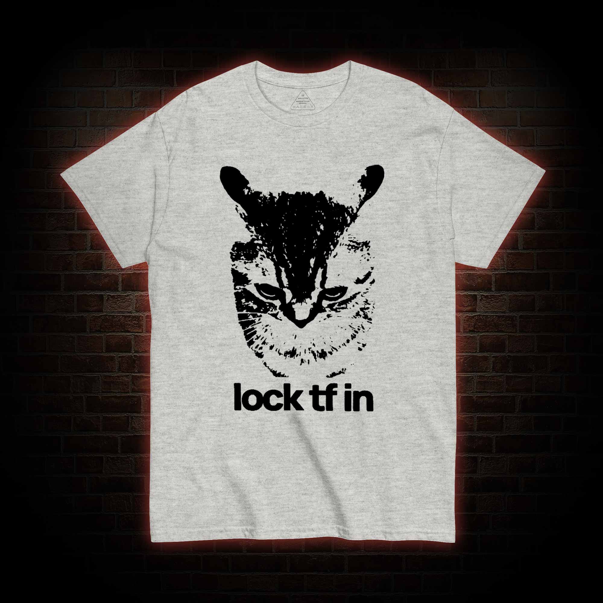 Lock TF in Cat T-shirt
