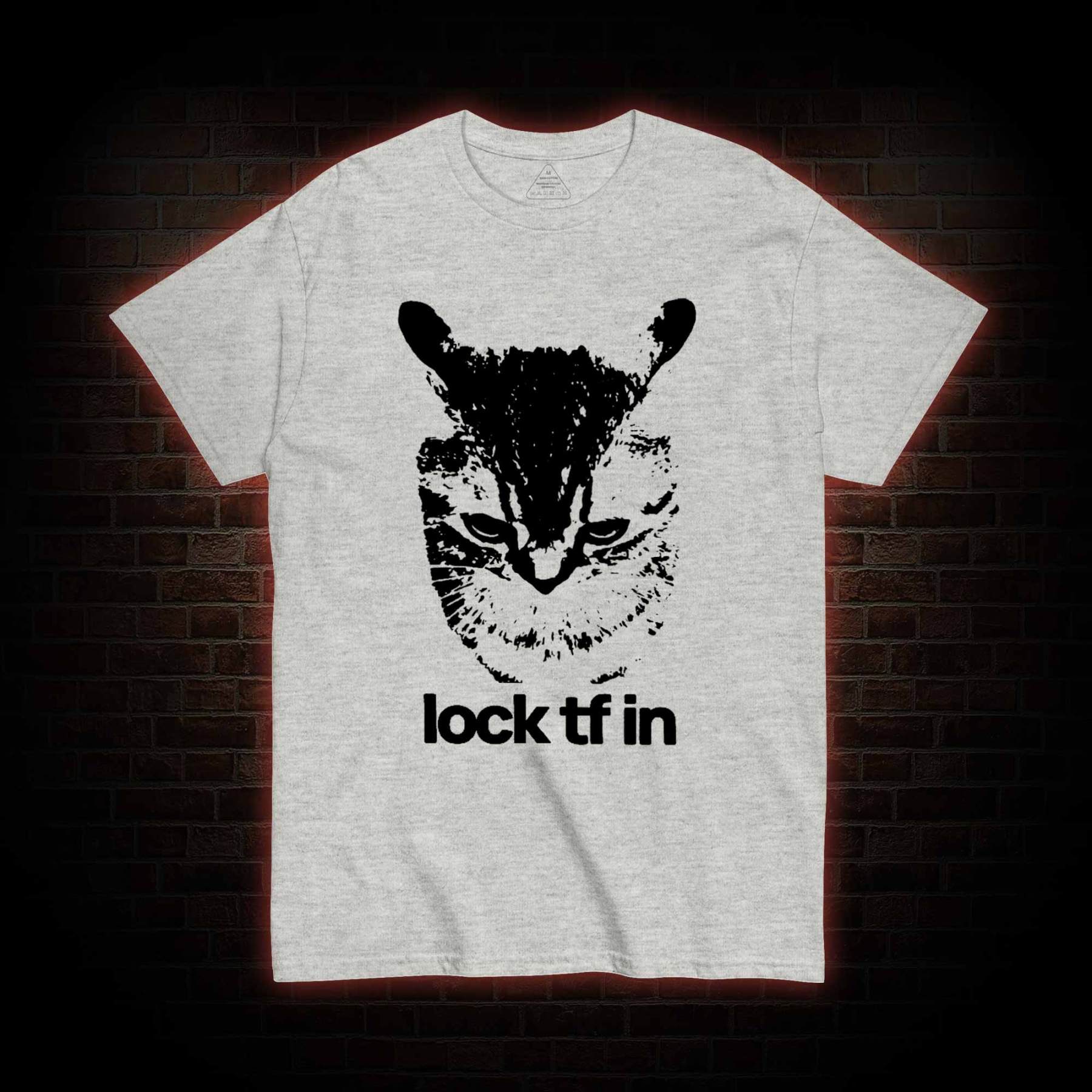 Lock TF in Cat T-shirt