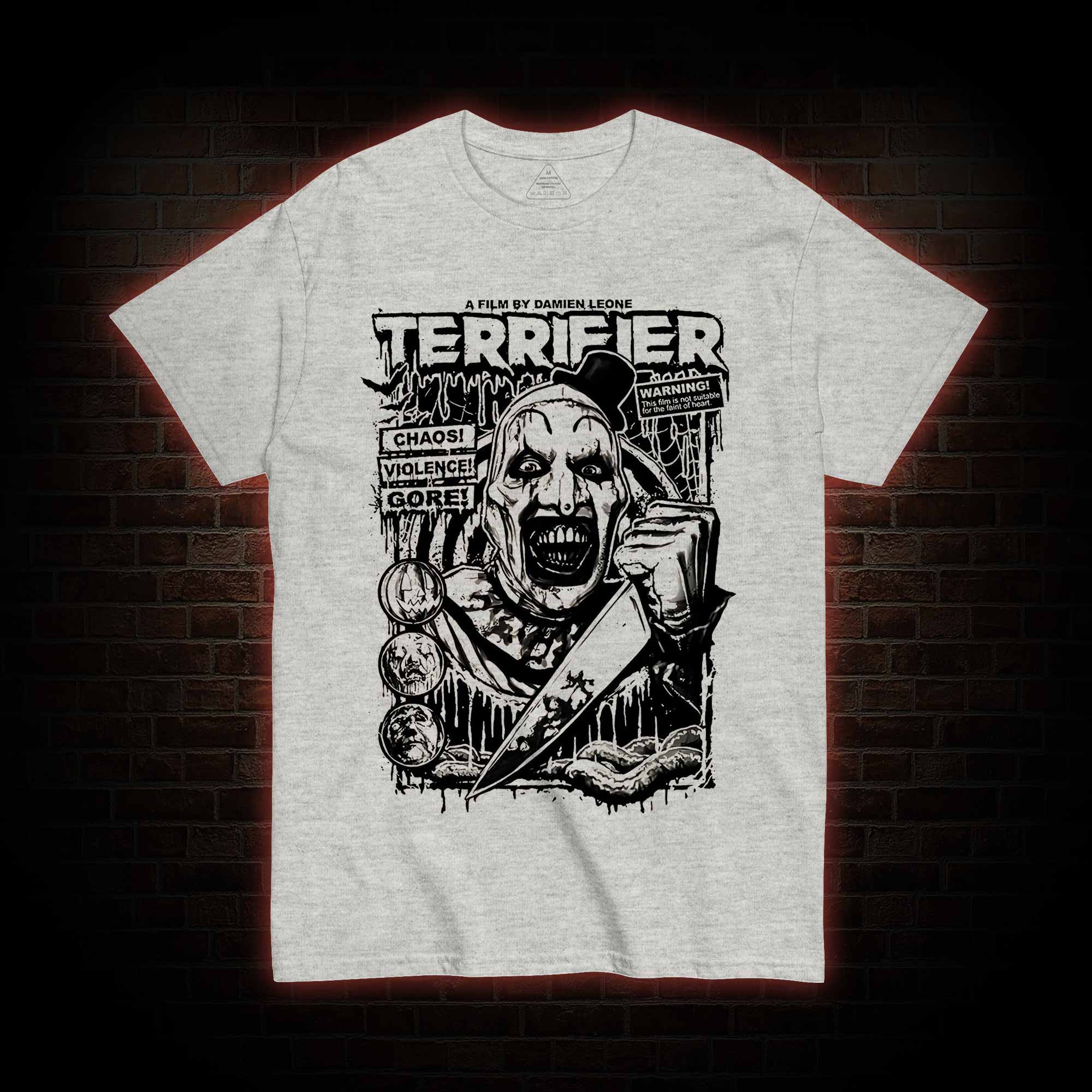 He was Creating an Evil Art form T-shirt