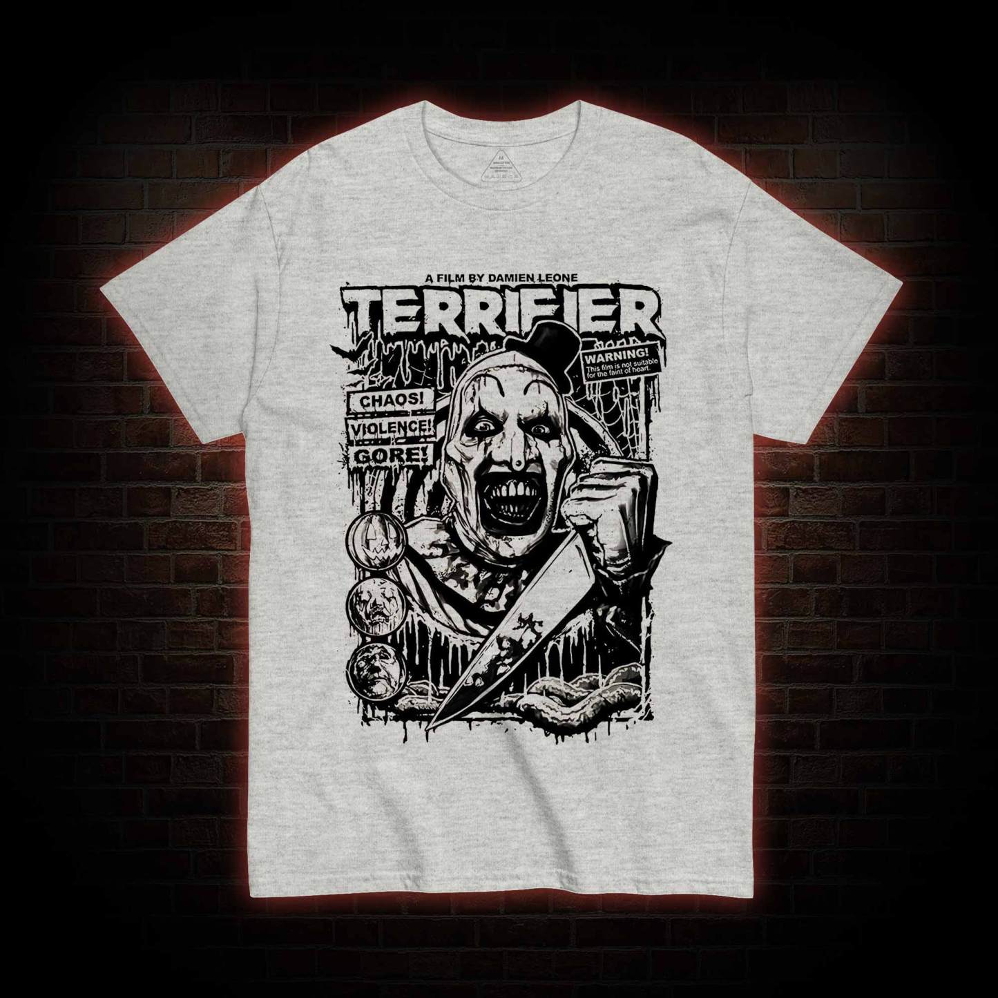 He was Creating an Evil Art form T-shirt