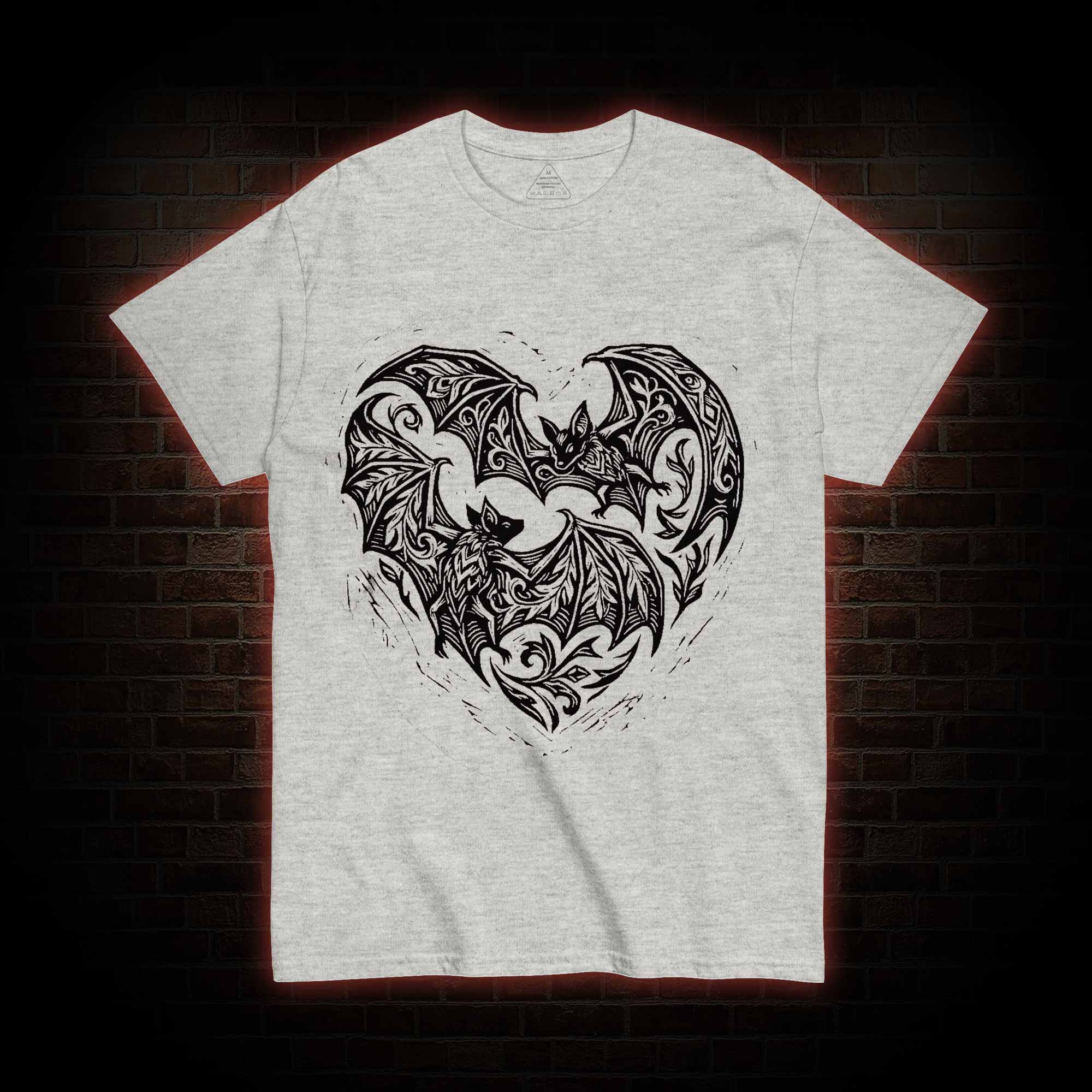 Vampire Bat Heart T-shirt