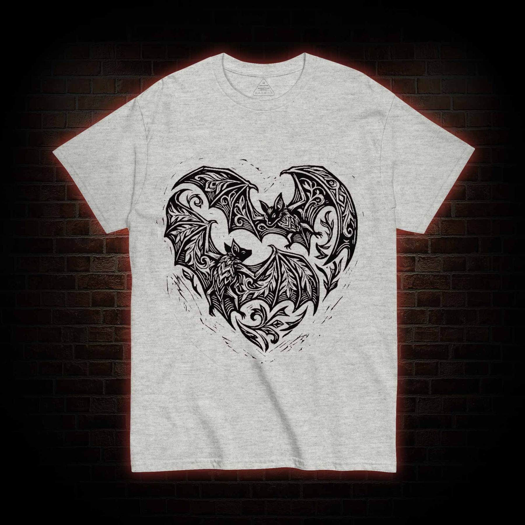 Vampire Bat Heart T-shirt