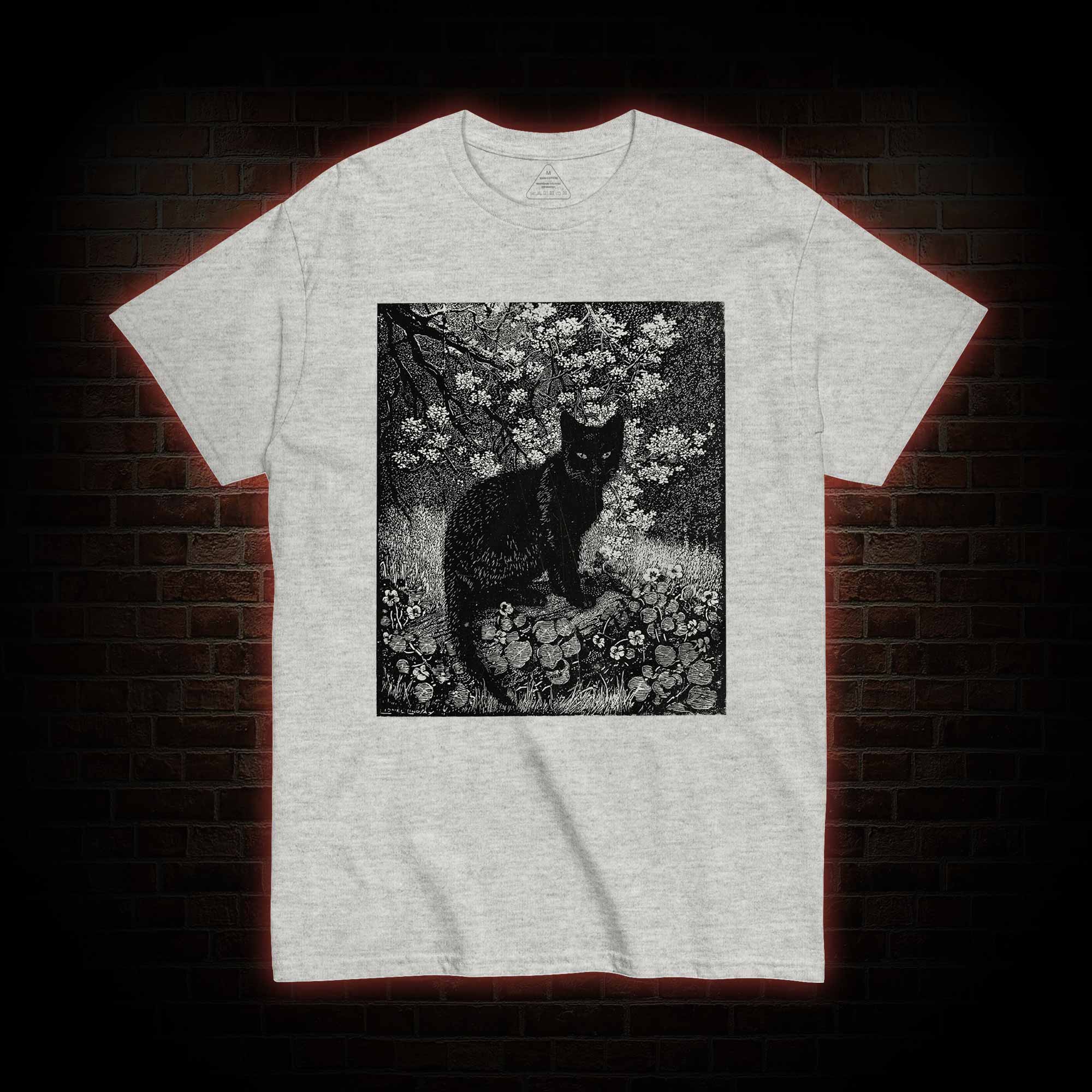 Vintage Black Cat T-shirt