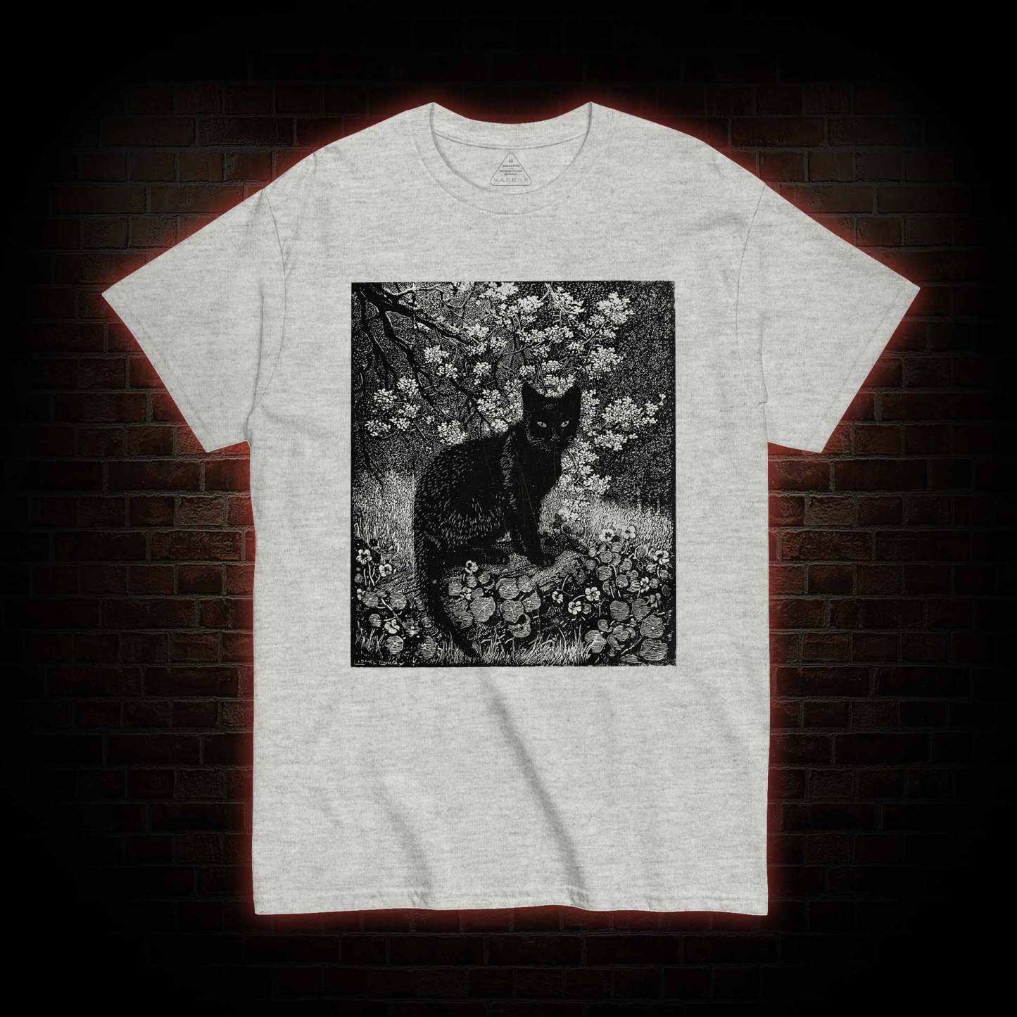 Vintage Black Cat T-shirt