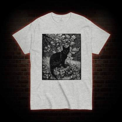 Vintage Black Cat T-shirt