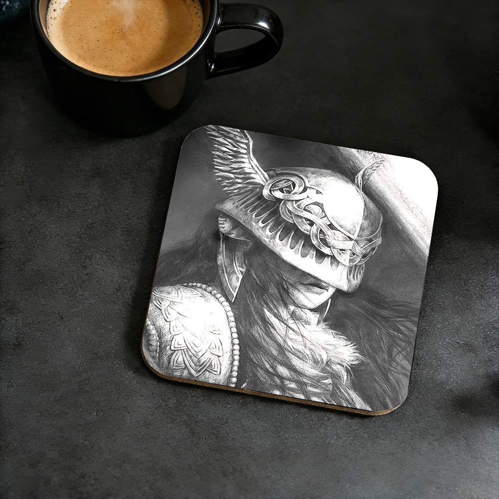 Goddess of Rot Cork Coasters