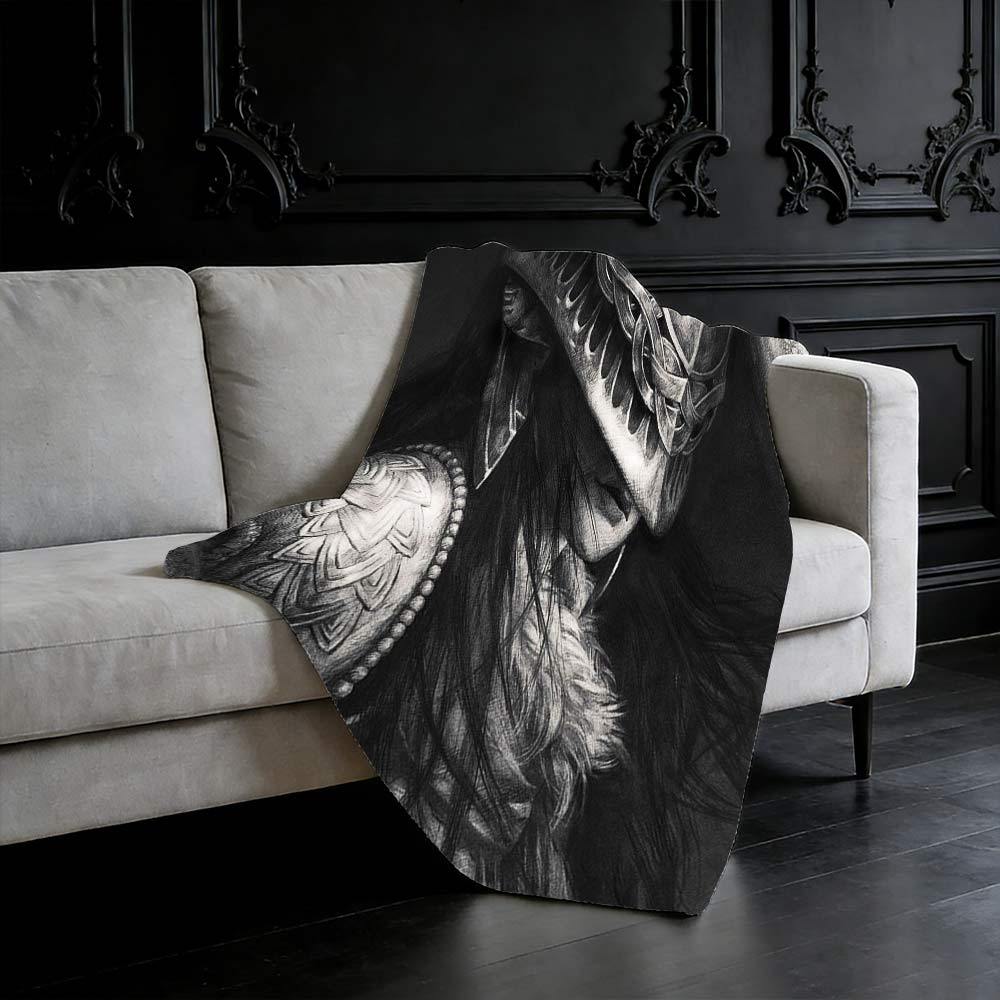 Goddess of Rot Flannel Blanket