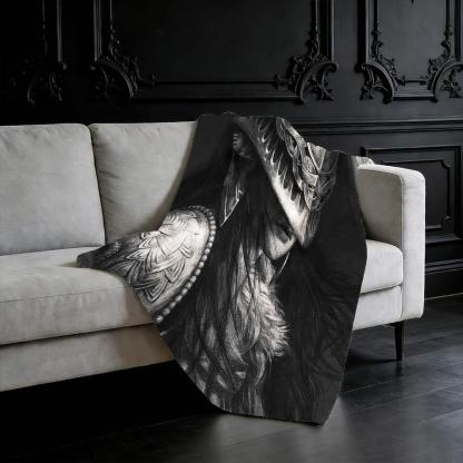 Goddess of Rot Flannel Blanket