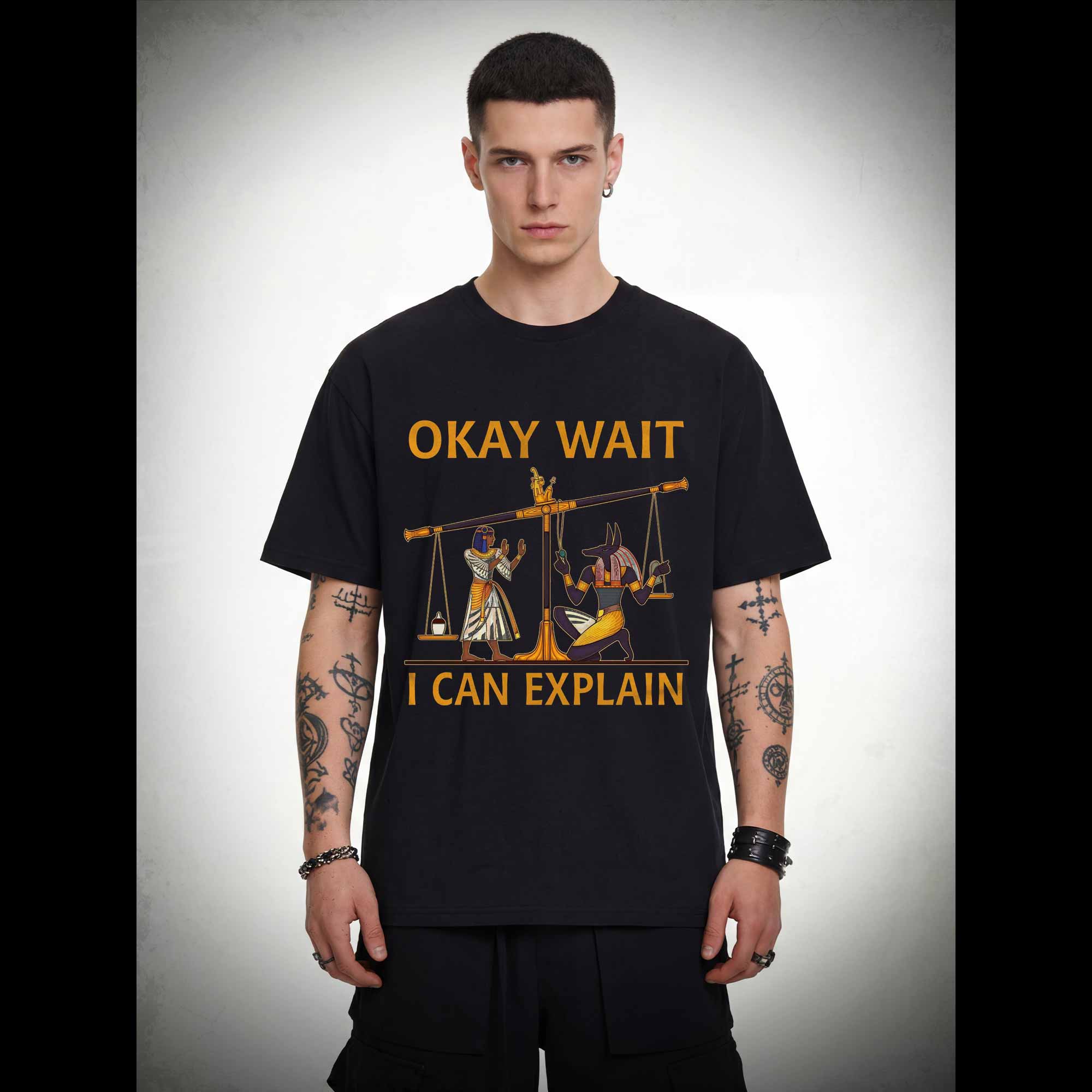 Okay Wait I can Explain T-shirt