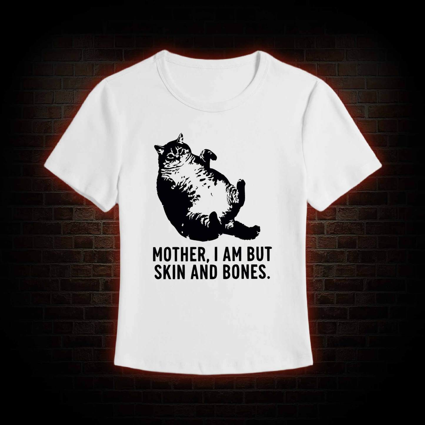 Mother I Am but Skin and Bones Slim Fit T-Shirt