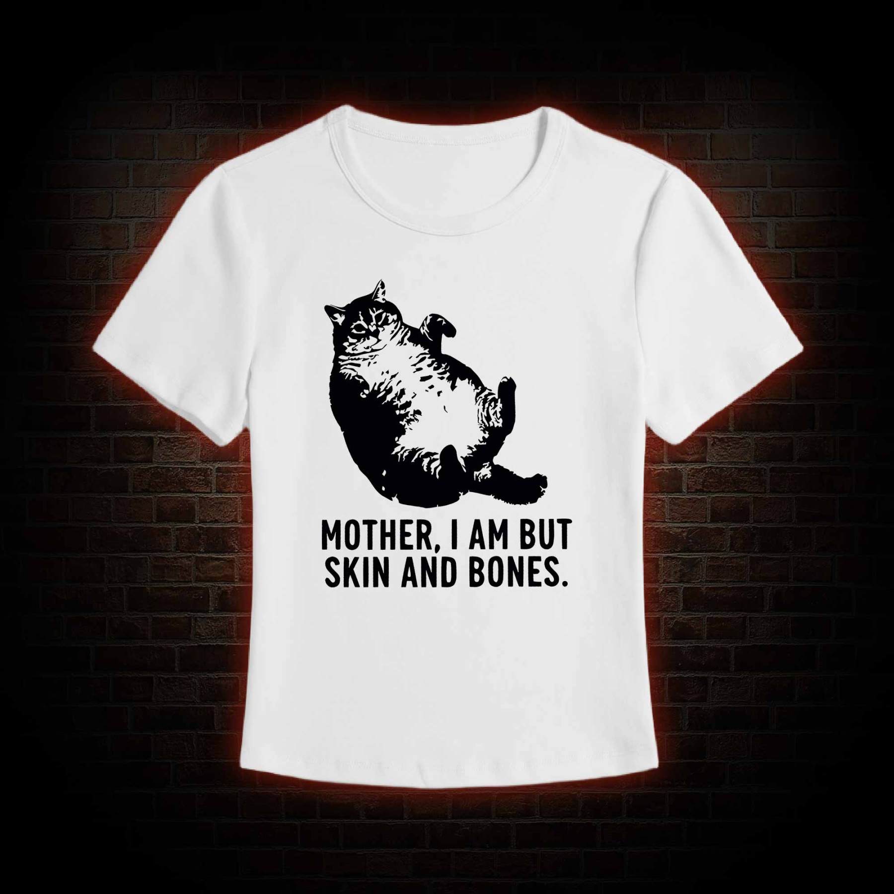 Mother I Am but Skin and Bones Slim Fit T-Shirt