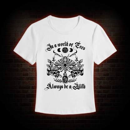 In A World Of Eves Always Be A Lilith Slim Fit T-Shirt