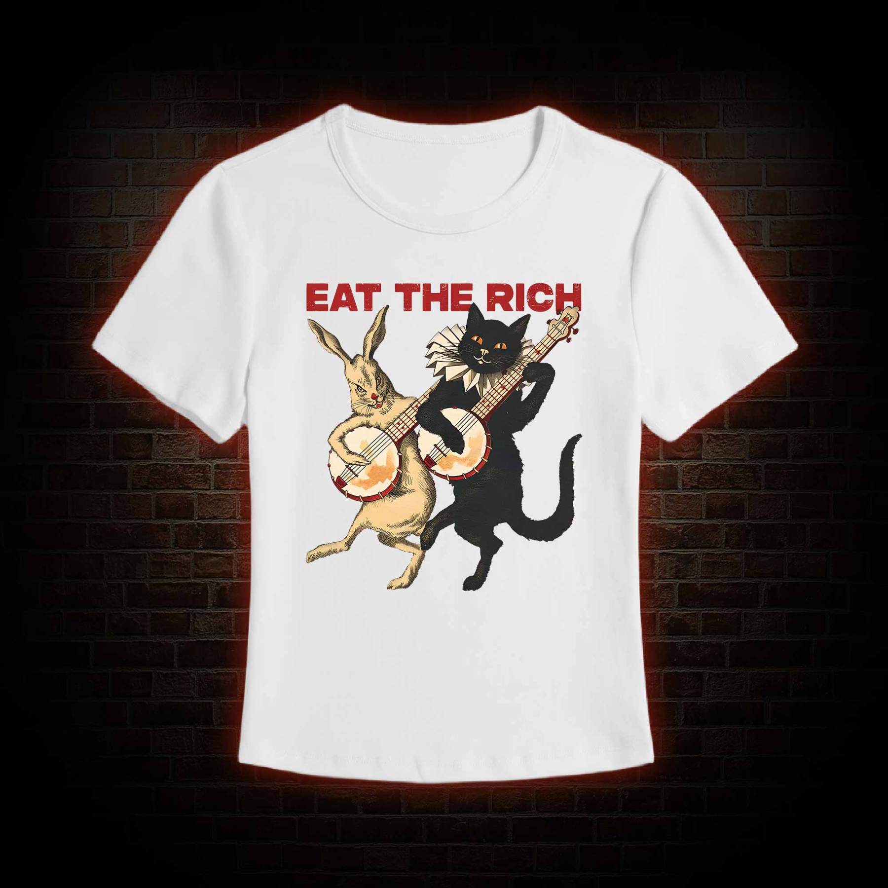 Eat The Rich Slim Fit T-Shirt