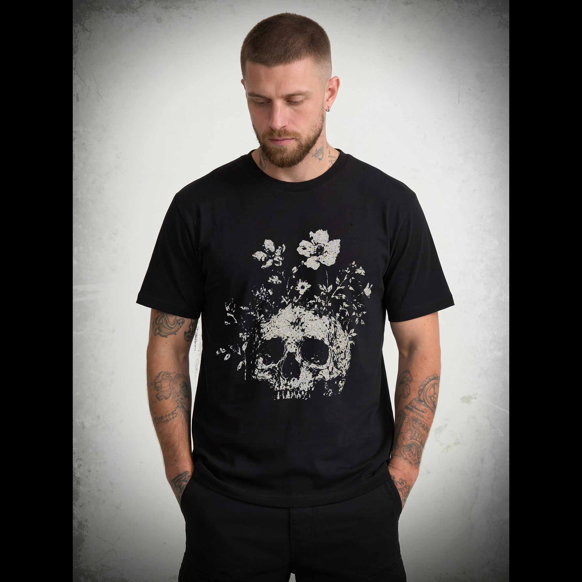 Floral Skull T-shirt