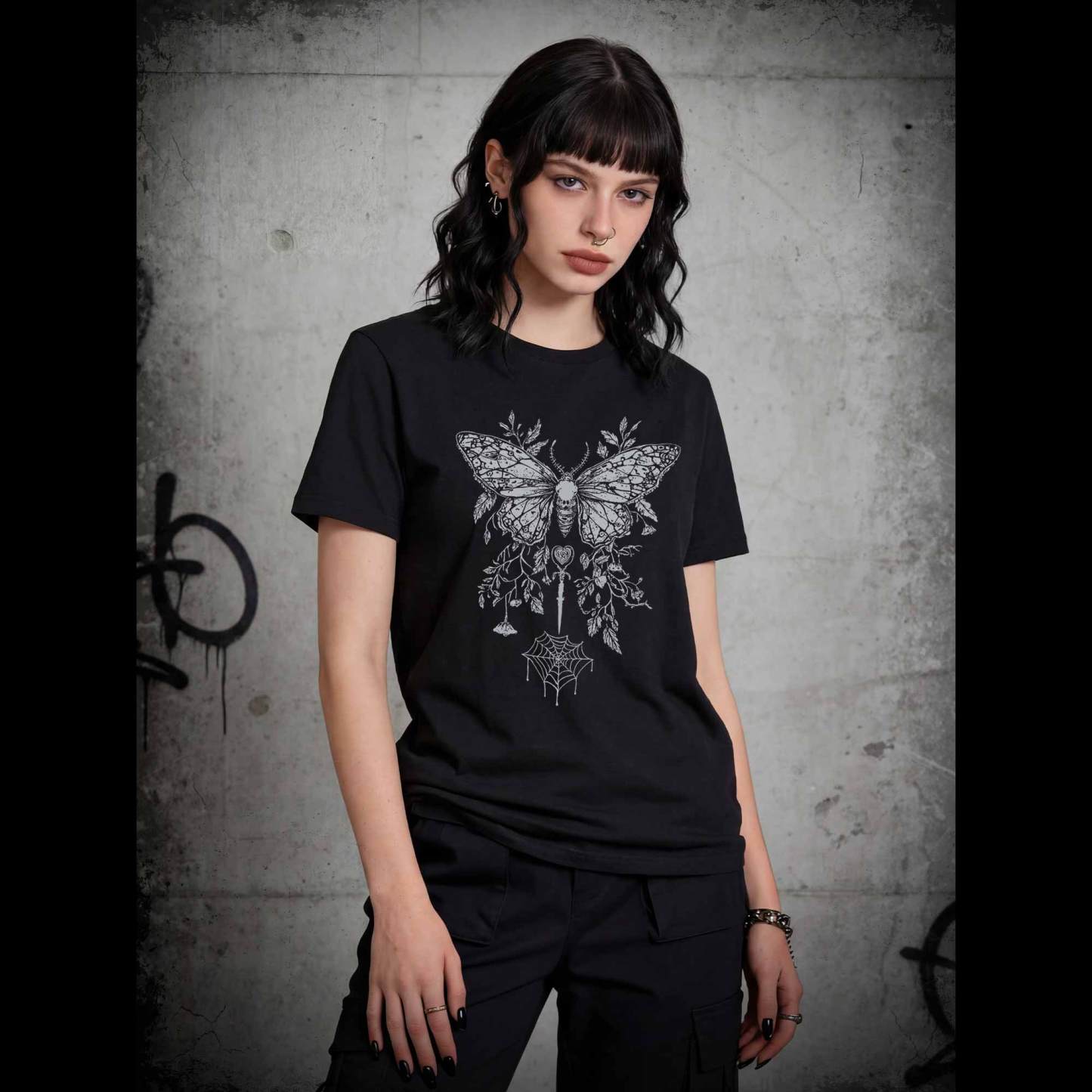 Goth Butterfly T-shirt