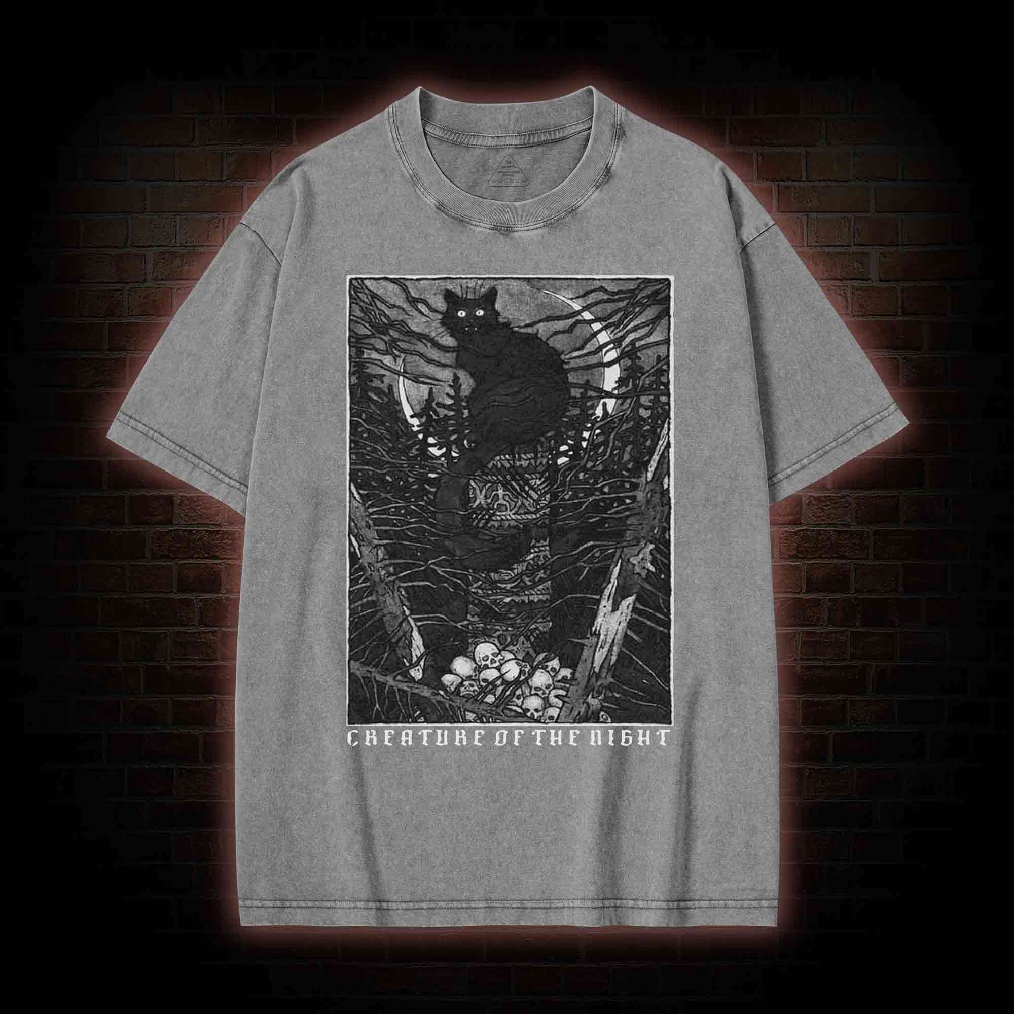 Creature of the Night Washed T-shirt