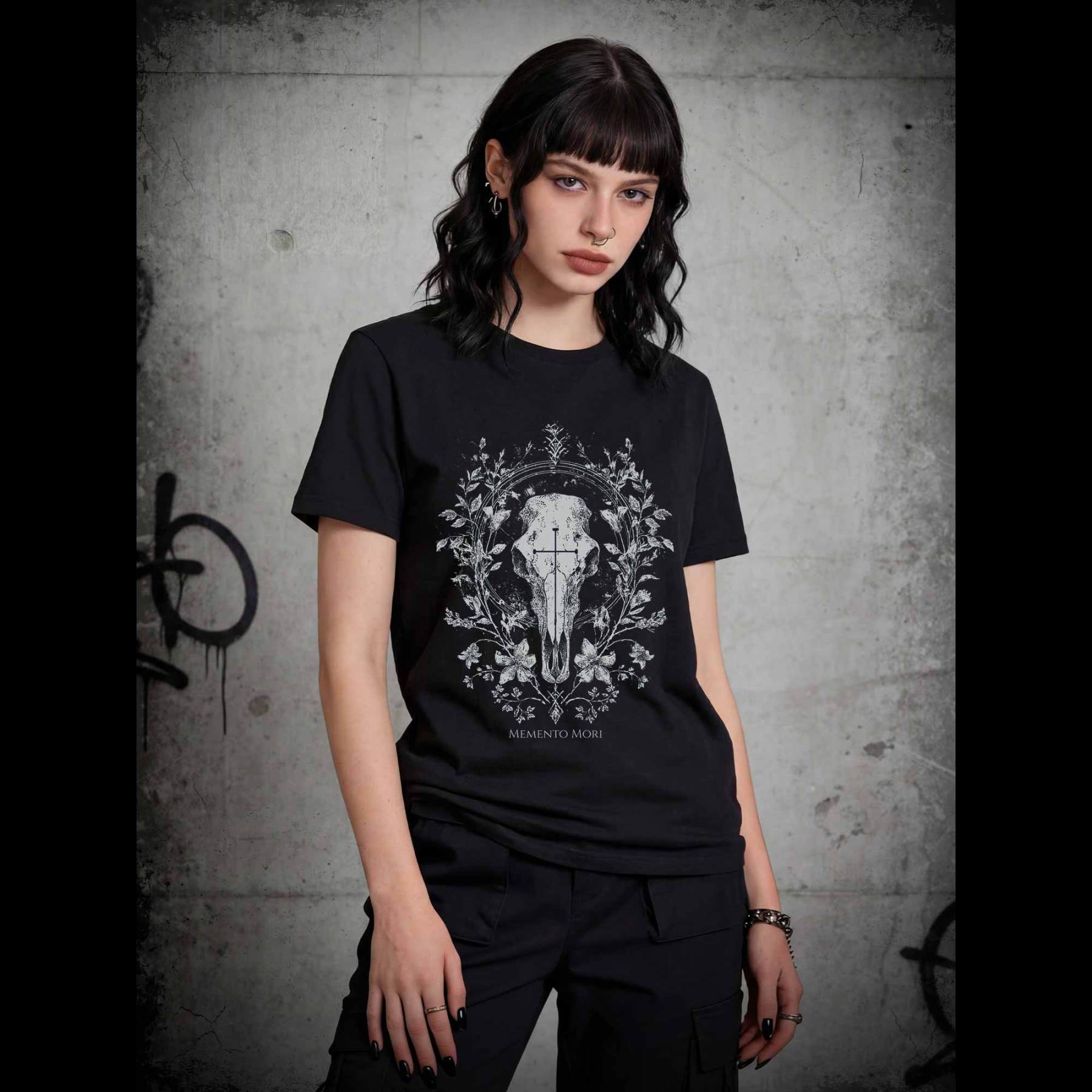 Memento Mori Skull T-shirt