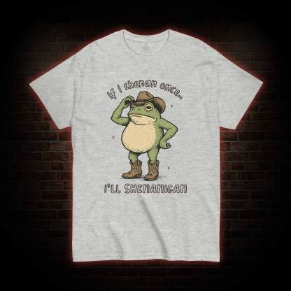 If I Shenan once... I'll Shenanigan T-shirt