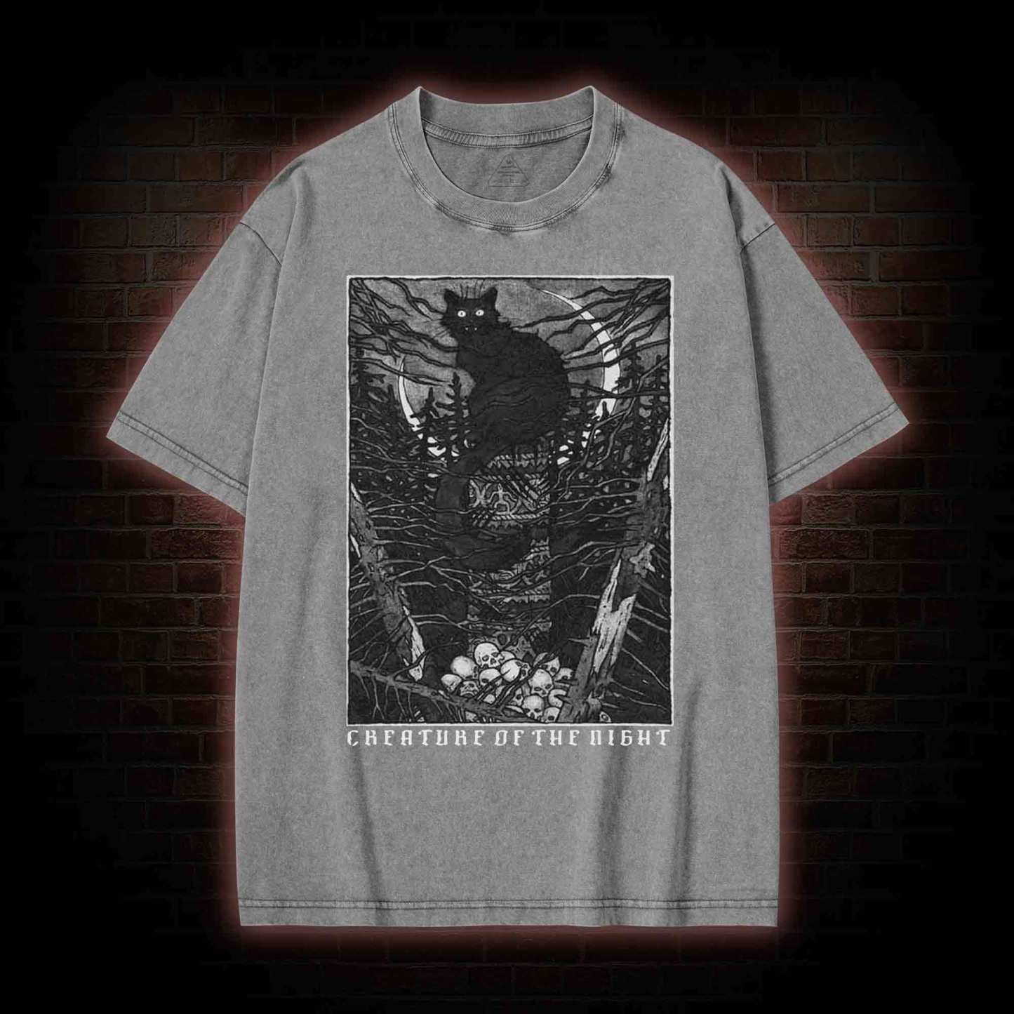 Creature of the Night Washed T-shirt