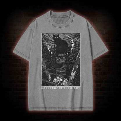 Creature of the Night Washed T-shirt