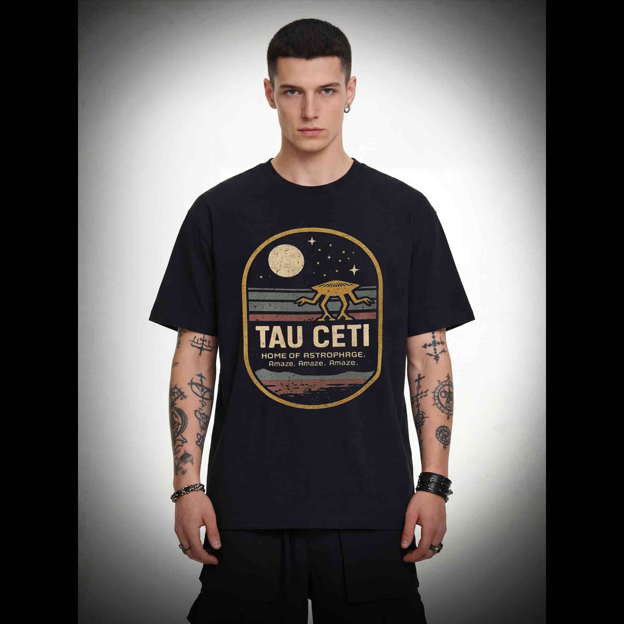 Retro Tau Ceti T-shirt