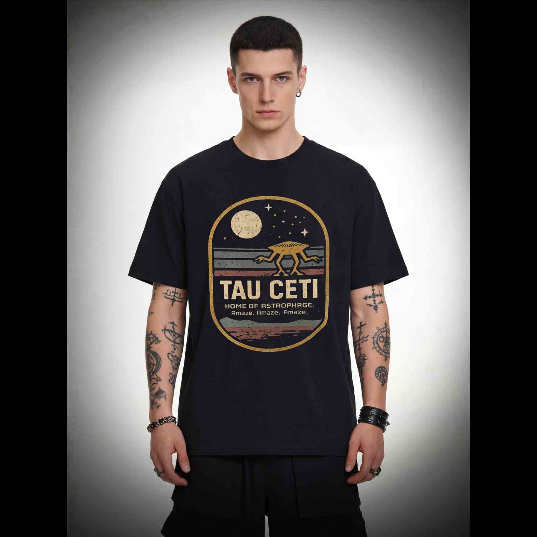 Retro Tau Ceti T-shirt