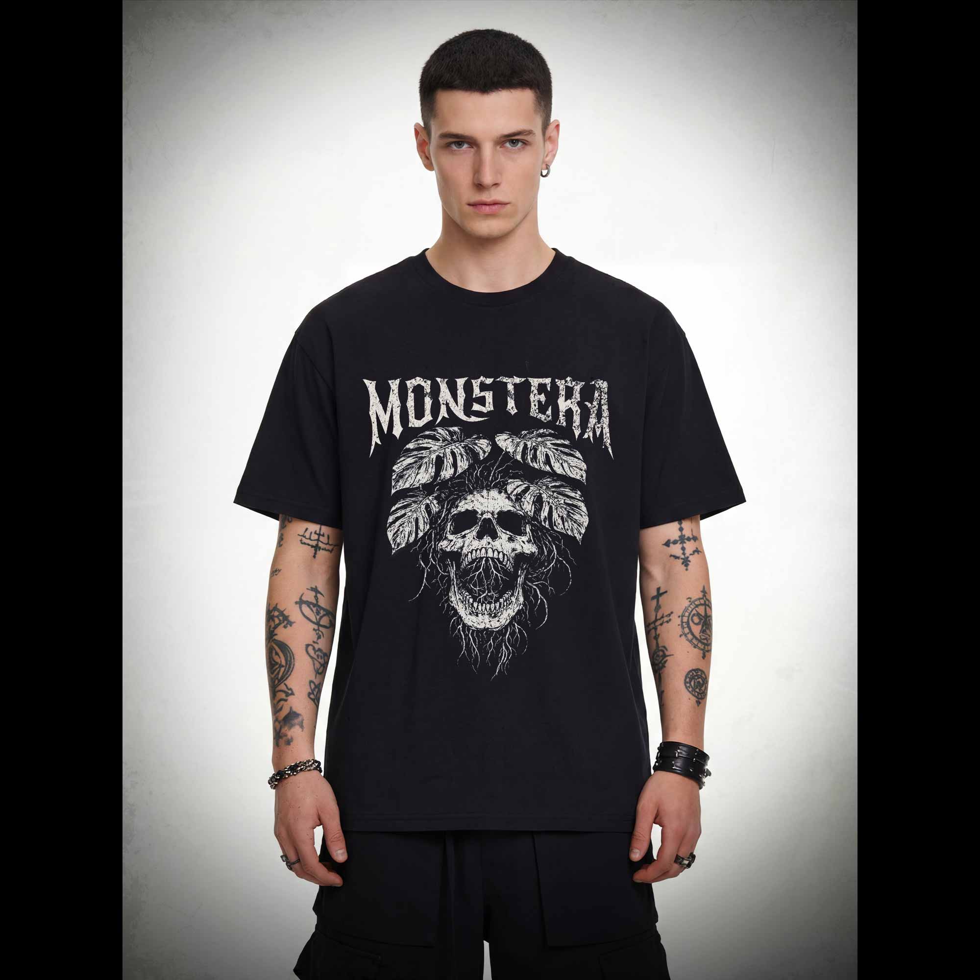 Monstera Skull T-shirt